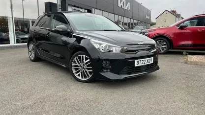 Used Kia Rio GT-Line S 120 HP (88 kW) 2022 Black Hatchback