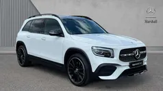 Moonstone white metallic Used 2023 Mercedes GLB220 AMG line SUV | £36,890 (Fair price)
