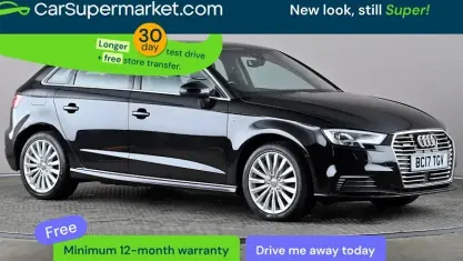 Begagnad Audi A3 e-tron Premium 150 HK (110 kW) 2017 Svart Halvkombi