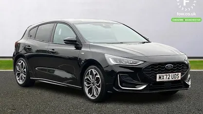 Black Used 2022 Ford Focus ST-Line Hatchback | £15,999 (Fair price)