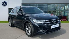 Deep black Used 2024 VW T-Roc R-line SUV | £28,502 (Fair price)
