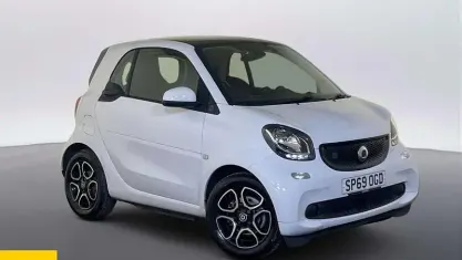 Used Smart ForTwo Electric Drive Prime 60 kW (82 HP) 2019 White Coupe