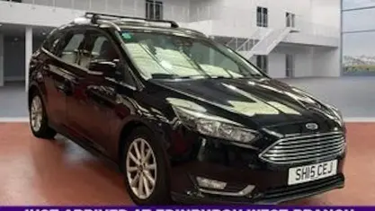 Used Ford Focus Titanium 125 HP (91 kW) 2015 Black Estate