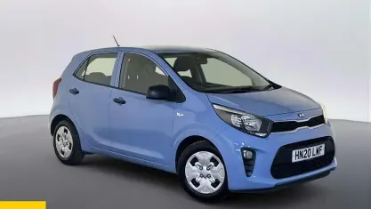 Used Kia Picanto 67 HP (49 kW) 2020 Blue Hatchback