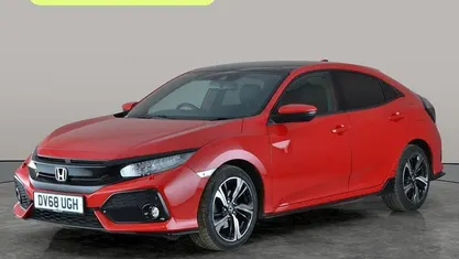 Used Honda Civic Sport Plus 182 HP (133 kW) 2018 Red Hatchback