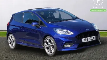 Used Ford Fiesta ST-Line 125 HP (91 kW) 2018 Blue Hatchback