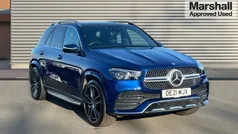 Blue Used 2021 Mercedes GLE400 AMG line SUV | £42,991 (Fair price)