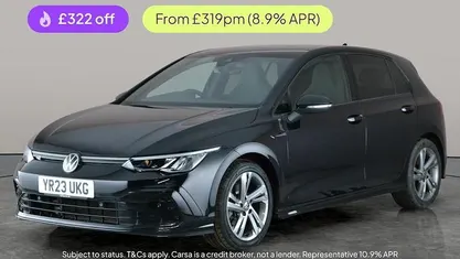 Black Used 2023 VW Golf VIII R-line Hatchback | £20,535 (Fair price)