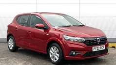 Red Used 2022 Dacia Sandero Comfort Hatchback | £11,061 (Fair price)