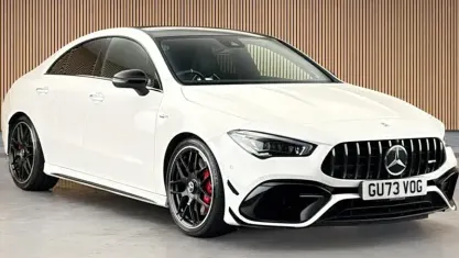 Used Mercedes CLA45 AMG AMG 421 HP (309 kW) 2022 White Coupe