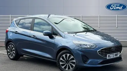 Used Ford Fiesta Titanium 125 HP (91 kW) 2023 Blue Hatchback