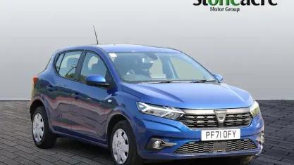 Used Dacia Sandero Comfort 91 HP (66 kW) 2022 Blue Hatchback