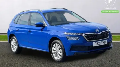 Used Skoda Kamiq 95 HP (69 kW) 2021 Blue SUV