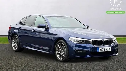 Used BMW 520 M Sport 184 HP (135 kW) 2019 Blue Sedan