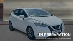 White Used 2017 Nissan Micra Acenta Hatchback | £6,938 (Fair price)