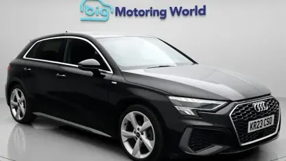 Used Audi A3 Sportback S-Line 150 HP (110 kW) 2023 Black Hatchback