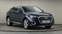 Navarra blue metallic Used 2022 Audi Q3 Sportback S-Line SUV | £26,500 (Good price)