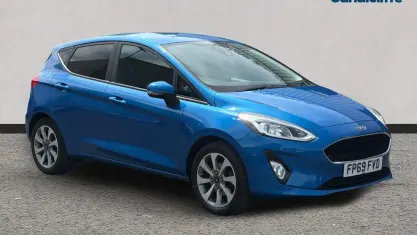 Used Ford Fiesta Trend 85 HP (62 kW) 2019 Blue Hatchback