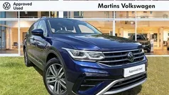 Blue Used 2021 VW Tiguan Allspace Elegance SUV | £25,995 (Fair price)