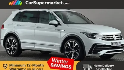 White Used 2023 VW Tiguan R-line SUV | £24,776 (Fair price)
