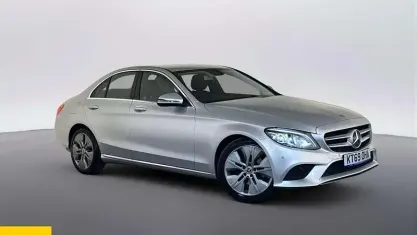 Begagnad Mercedes C200 198 HK (145 kW) 2019 Silver Sedan
