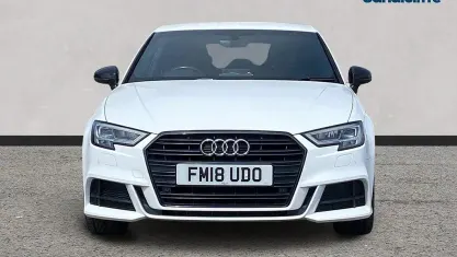 Used Audi A3 Black Edition 150 HP (110 kW) 2018 White Sedan