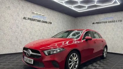 Used Mercedes A180 116 HP (85 kW) 2018 Red Hatchback
