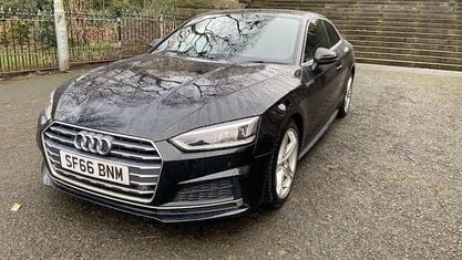 Begagnad Audi A5 S-Line 190 HK (139 kW) 2017 Svart Sportkupé