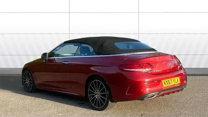 Used Mercedes C250 AMG Line Premium Plus 204 HP (150 kW) 2017 Red Cabriolet