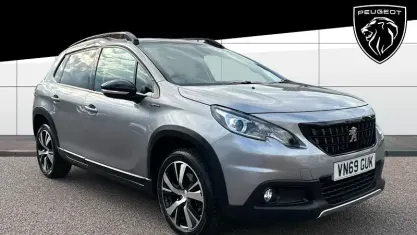 Usado Peugeot 2008 GT-line 110 HP (80 kW) 2019 Cinzento SUV