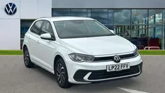 Pure white Used 2022 VW Polo Life Hatchback | £15,867 (Fair price)