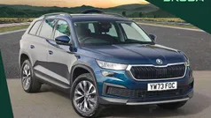Petrol blue metallic Used 2024 Skoda Kodiaq SE Drive SUV | £27,995 (Fair price)