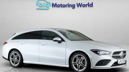 Used Mercedes CLA200 AMG line 163 HP (119 kW) 2022 White Coupe