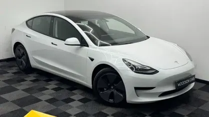 Used Tesla Model 3 Standard Range 208 kW (283 HP) 2021 White Sedan