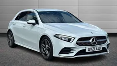 White Used 2021 Mercedes A220 AMG line Hatchback | £20,483 (Fair price)