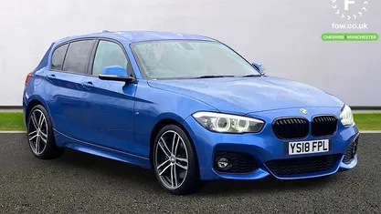 Used BMW 118 Efficient Dynamics 136 HP (100 kW) 2018 Blue Hatchback
