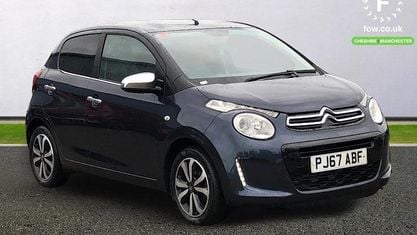 Usado Citroën C1 Flair 68 CV (50 kW) 2017 Azul Utilitario