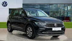 Deep black pearl Used 2021 VW Tiguan Active SUV | £19,639 (Fair price)