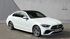 White Used 2024 Mercedes C300e AMG Line Premium Plus Sedan | £38,980 (Fair price)