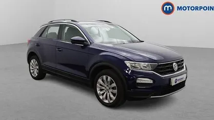 Used VW T-Roc SE 116 HP (85 kW) 2019 Blue SUV