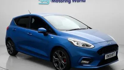 Used Ford Fiesta ST-Line X 140 HP (102 kW) 2019 Blue Hatchback