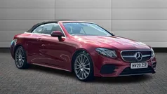 Hyacinth red Used 2020 Mercedes E220 AMG line Cabriolet | £25,500 (Fair price)