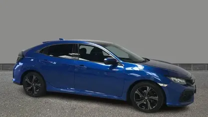 Used Honda Civic EX 129 HP (94 kW) 2017 Blue Hatchback