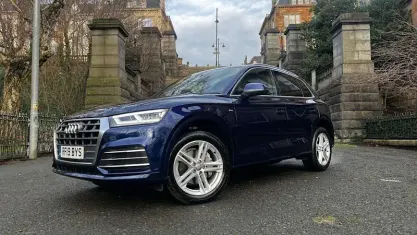 Used Audi Q5 S-Line 190 HP (139 kW) 2019 Blue SUV