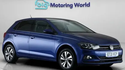 Used VW Polo Match 80 HP (58 kW) 2021 Blue Hatchback
