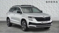 Brilliant silver metallic Used 2022 Skoda Karoq SportLine SUV | £26,000 (Fair price)