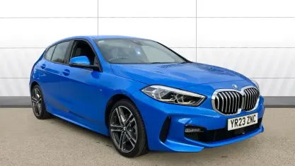Second-hand BMW 118 M Sport 136 CP (100 kW) 2023 Albastru Hatchback