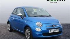 Blue Used 2017 Fiat 500 Mirror Hatchback | £8,595 (A bit pricey)