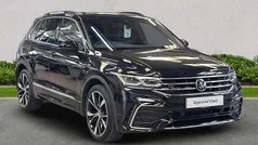 Black Used 2021 VW Tiguan R-line SUV | £27,054 (Fair price)