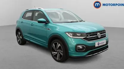 Used VW T-Cross R-line 116 HP (85 kW) 2019 Turquoise SUV